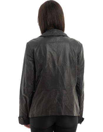 Γνήσιο Γυναικέιο Δερμάτινο Σακάκι - H62