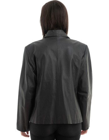 Γνήσιο Γυναικέιο Δερμάτινο Μπουφάν - H63