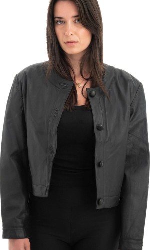 Γνήσιο Γυναικέιο Δερμάτινο Μπουφάν - H70