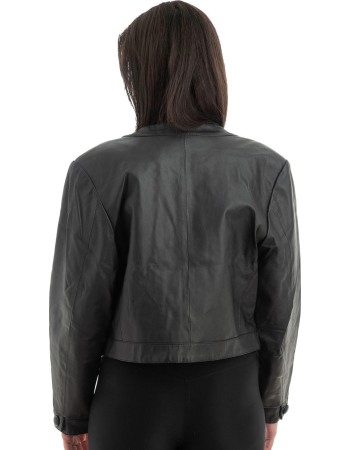 Γνήσιο Γυναικέιο Δερμάτινο Μπουφάν - H70