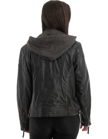 Γνήσιο Γυναικέιο Δερμάτινο Μπουφάν - H84