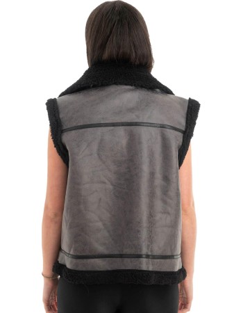 Γυναικείο Μουτόν Γιλέκο - H464