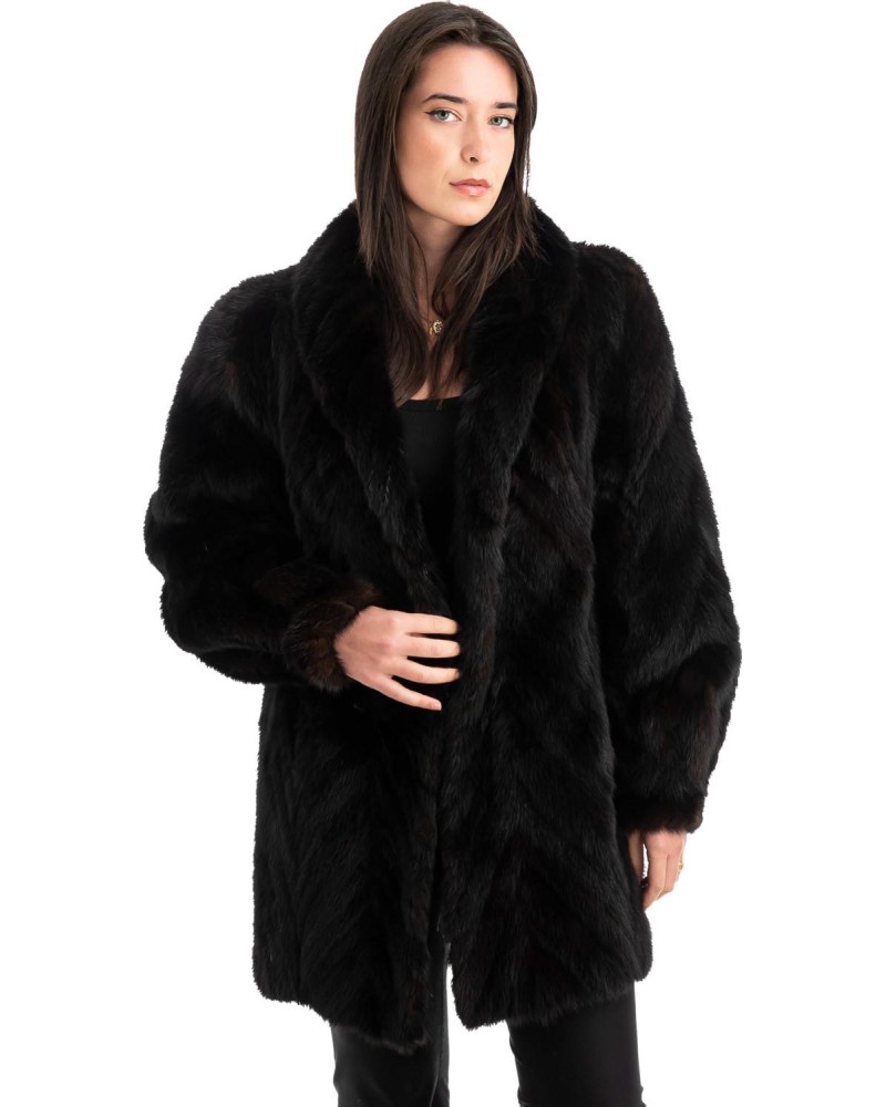 Γνήσια Γυναικεία Φυσική Γούνα - H684