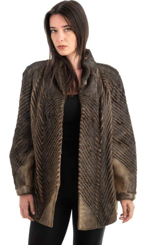 Γνήσια Γυναικεία Φυσική Γούνα - H752