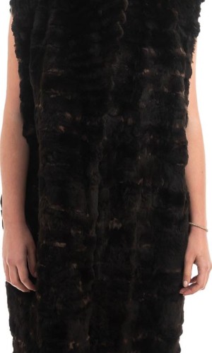 Γνήσια Γυναικεία Φυσική Γούνα Γιλέκο - H784