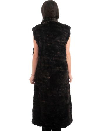 Γνήσια Γυναικεία Φυσική Γούνα Γιλέκο - H784