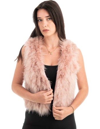 Γνήσια Γυναικεία Φυσική Γούνα Γιλέκο - H866