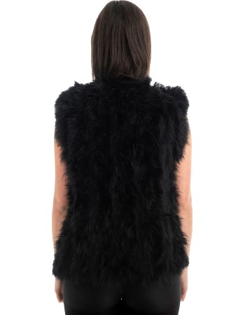 Γνήσια Γυναικεία Φυσική Γούνα Γιλέκο - H868