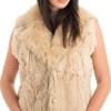 Γνήσια Γυναικεία Φυσική Γούνα Γιλέκο - H874