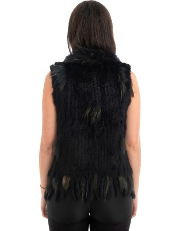 Γνήσια Γυναικεία Φυσική Γούνα Γιλέκο - H885