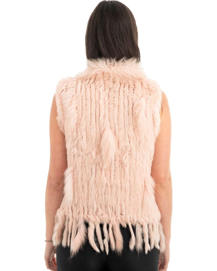 Γνήσια Γυναικεία Φυσική Γούνα Γιλέκο - H888