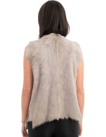 Γνήσια Γυναικεία Φυσική Γούνα Γιλέκο - H890