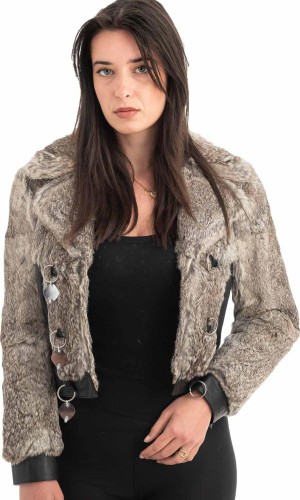 Γνήσια Γυναικεία Φυσική Γούνα - H915