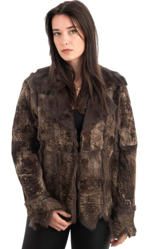 Γνήσια Γυναικεία Φυσική Γούνα - H954