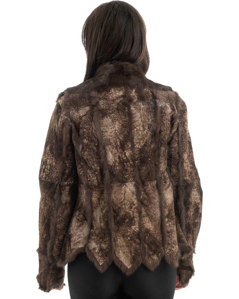 Γνήσια Γυναικεία Φυσική Γούνα - H954