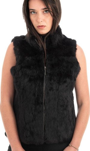 Γνήσια Γυναικεία Φυσική Γούνα Γιλέκο - H978