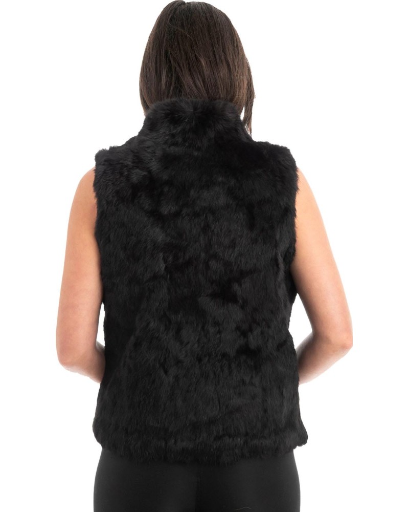 Γνήσια Γυναικεία Φυσική Γούνα Γιλέκο - H978