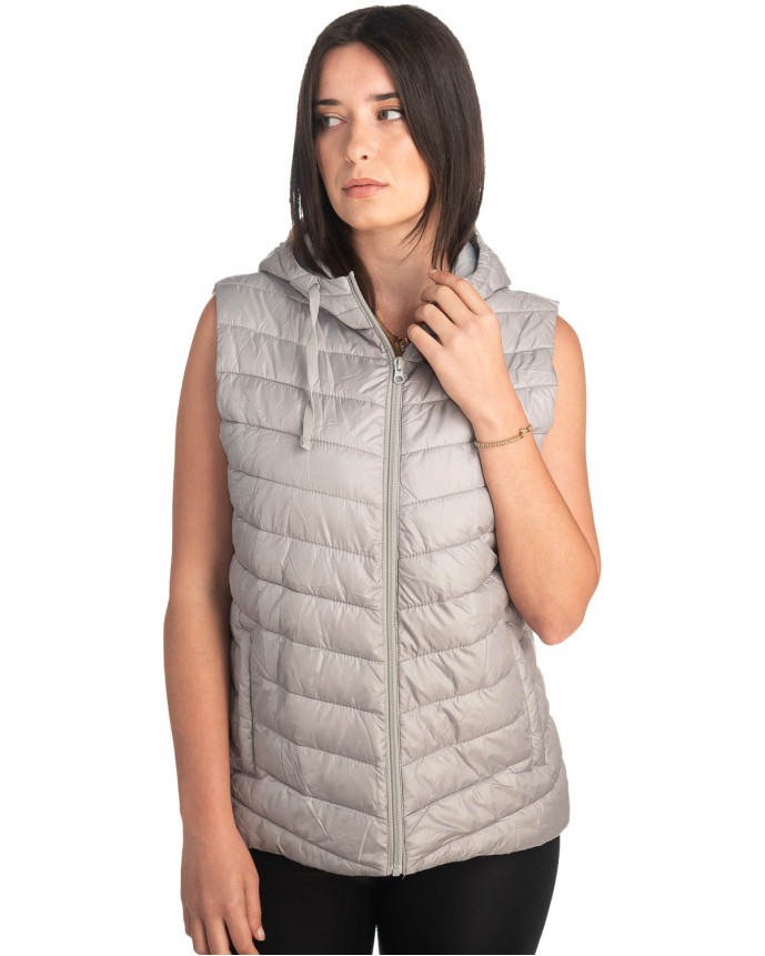 Γυναικείο Επώνυμο Μπουφάν Γιλέκο - K7