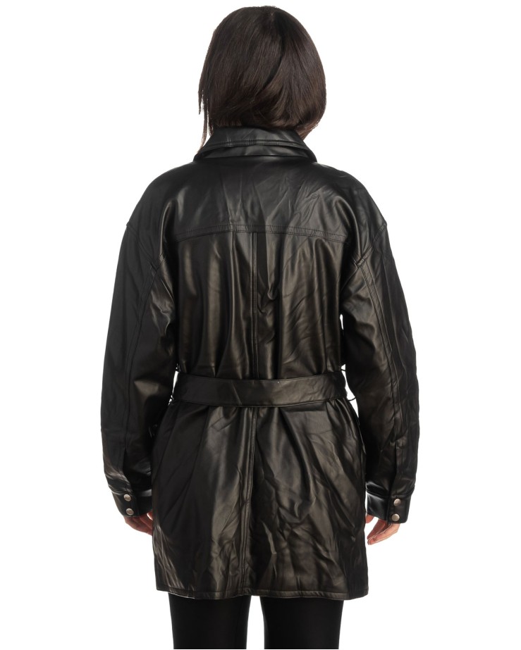 Δερμάτινο γυναικείο μπουφάν - K41