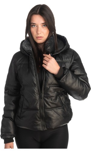 Δερμάτινο γυναικείο μπουφάν - K82