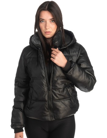 Δερμάτινο γυναικείο μπουφάν - K82