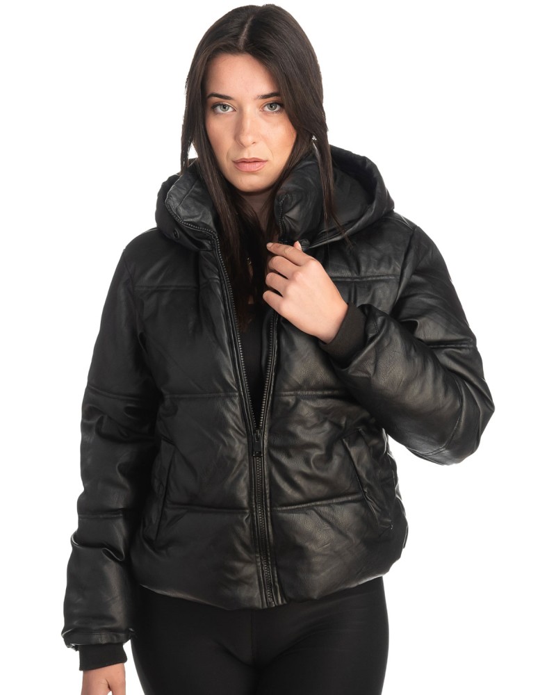 Δερμάτινο γυναικείο μπουφάν - K82