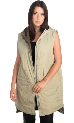 Γυναικείο Επώνυμο Μπουφάν Γιλέκο - K84