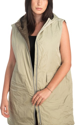 Γυναικείο Επώνυμο Μπουφάν Γιλέκο - K84