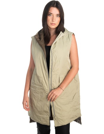 Γυναικείο Επώνυμο Μπουφάν Γιλέκο - K84