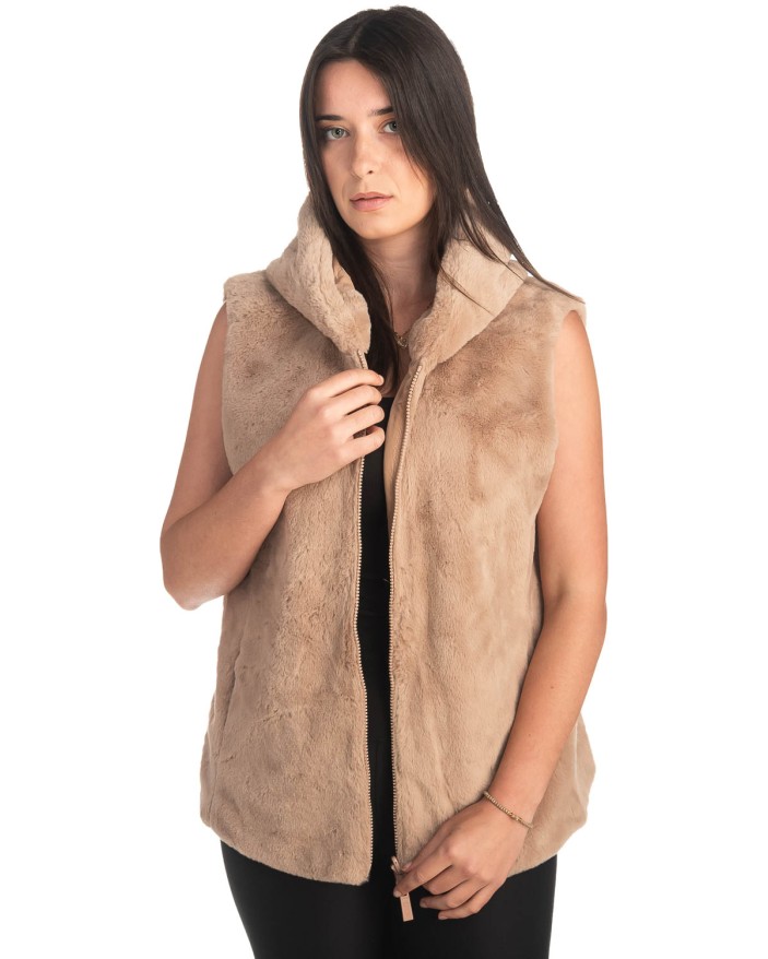 Γυναικείο Επώνυμο Μπουφάν Γιλέκο - K162