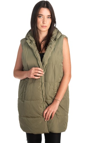 Γυναικείο Επώνυμο Μπουφάν Γιλέκο - K226