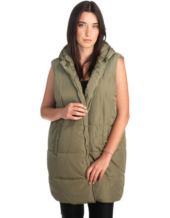 Γυναικείο Επώνυμο Μπουφάν Γιλέκο - K226