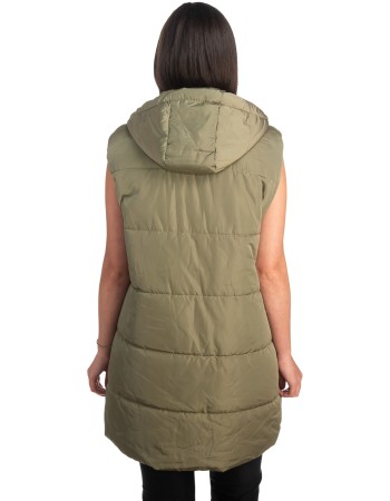 Γυναικείο Επώνυμο Μπουφάν Γιλέκο - K226