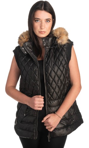 Γυναικείο Επώνυμο Μπουφάν Γιλέκο - K254