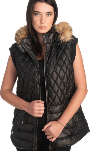 Γυναικείο Επώνυμο Μπουφάν Γιλέκο - K254