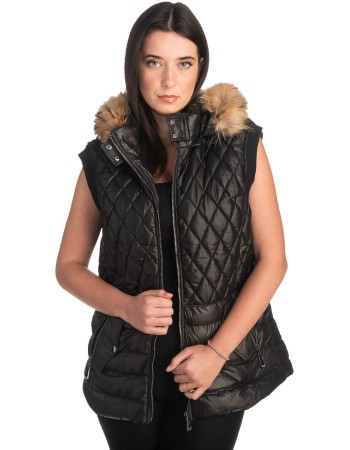 Γυναικείο Επώνυμο Μπουφάν Γιλέκο - K254