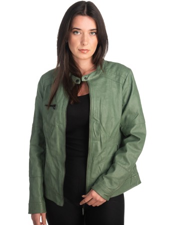 Δερμάτινο γυναικείο μπουφάν - K258