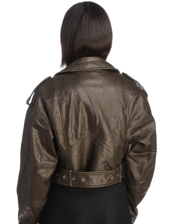 Δερμάτινο γυναικείο μπουφάν - K260