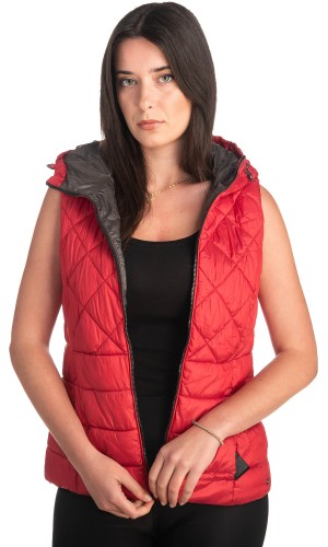 Γυναικείο Επώνυμο Μπουφάν Γιλέκο - K263