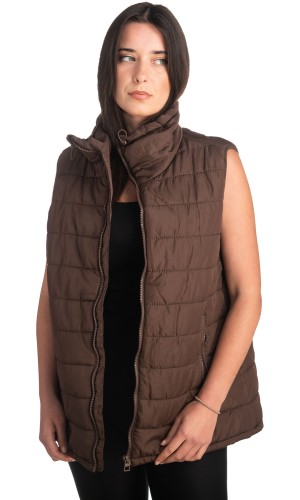 Γυναικείο Επώνυμο Μπουφάν Γιλέκο - K264