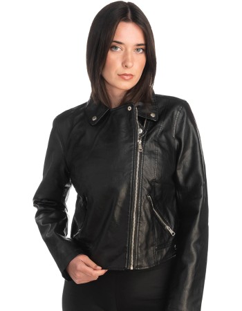 Δερμάτινο γυναικείο μπουφάν - K271