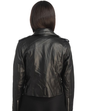 Δερμάτινο γυναικείο μπουφάν - K321