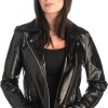 Δερμάτινο γυναικείο μπουφάν - K344