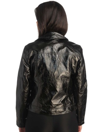 Δερμάτινο γυναικείο μπουφάν - K344