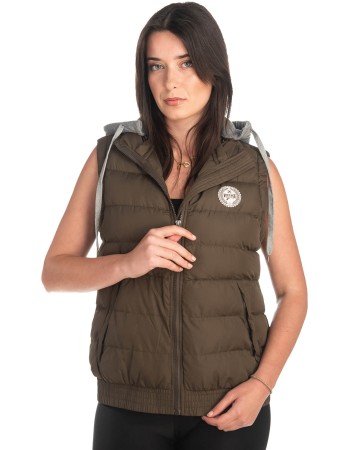 Γυναικείο Επώνυμο Μπουφάν Γιλέκο - K354