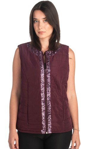 Γυναικείο Επώνυμο Μπουφάν Γιλέκο - K362