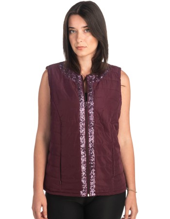 Γυναικείο Επώνυμο Μπουφάν Γιλέκο - K362