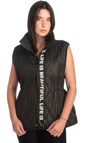 Γυναικείο Επώνυμο Μπουφάν Γιλέκο - K375