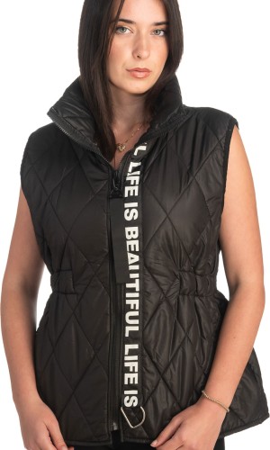 Γυναικείο Επώνυμο Μπουφάν Γιλέκο - K375