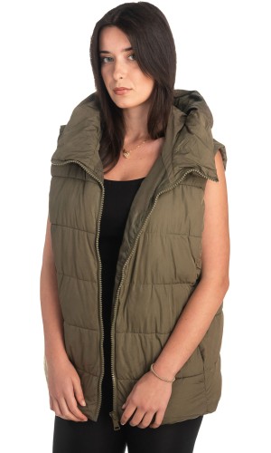 Γυναικείο Επώνυμο Μπουφάν Γιλέκο - K378